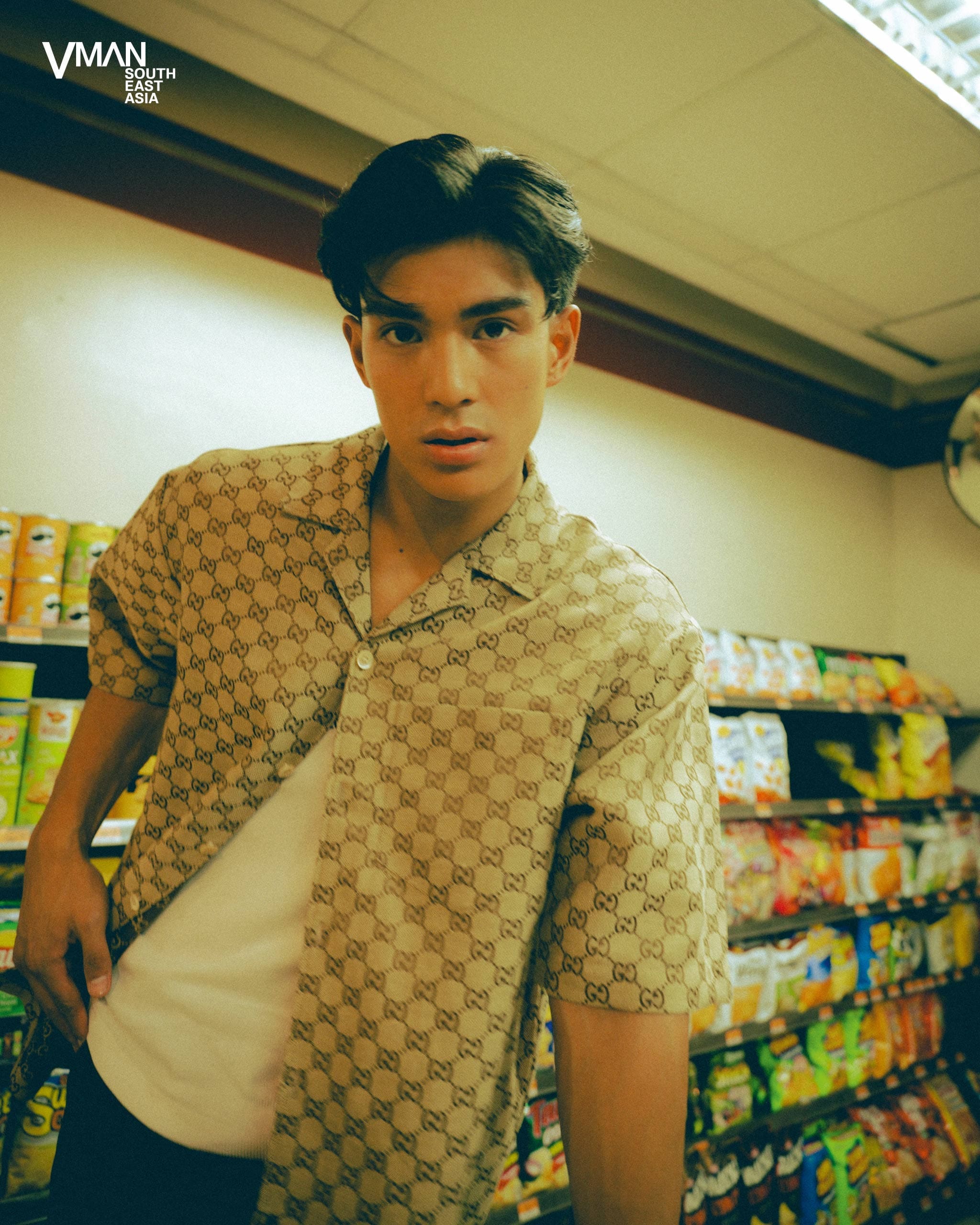 Filipino-American model Anthony Constantino reconnects with his Southeast Asian roots.