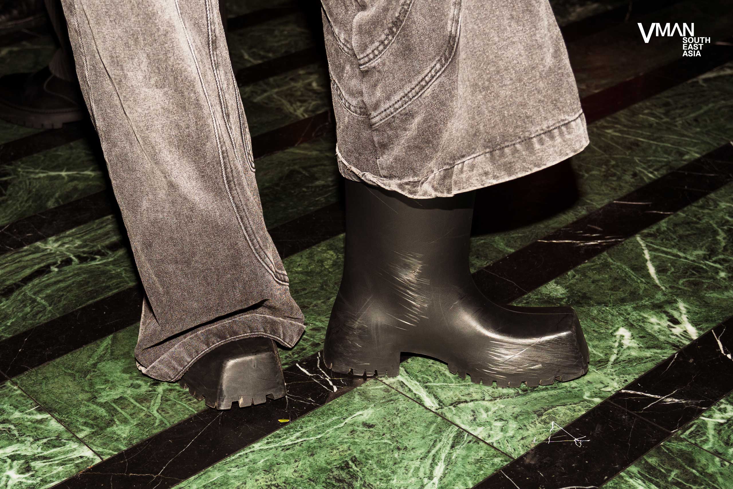 Balenciaga Trooper Rubber Boots