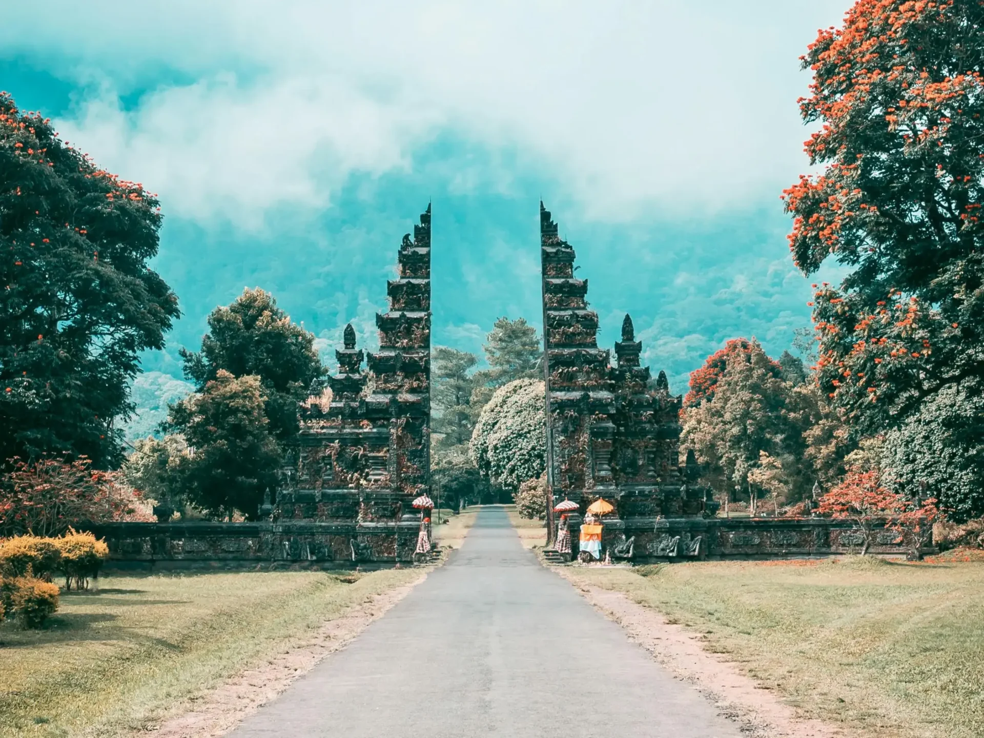 Ancient Gate In Bali